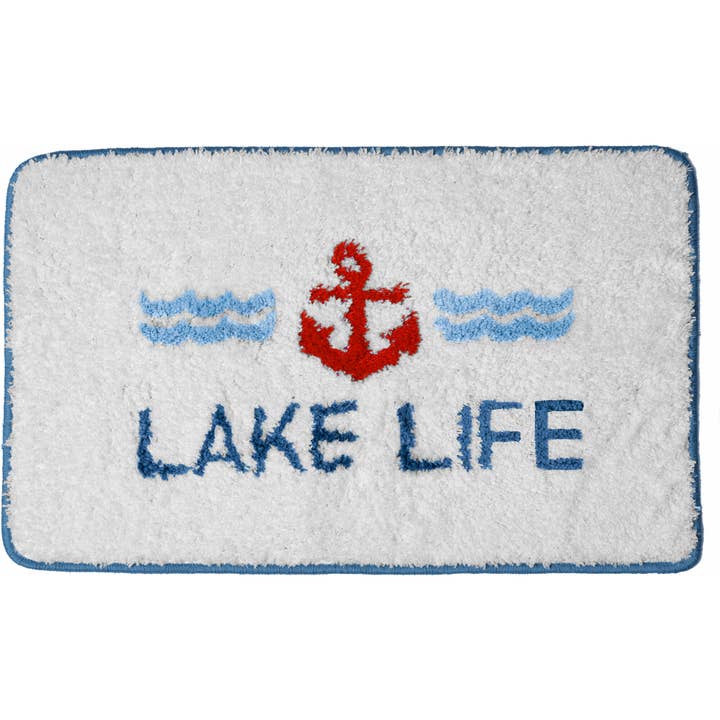Lake Life - 27.5" x 17.75" Bath Mat for wholesale by Pavilion
