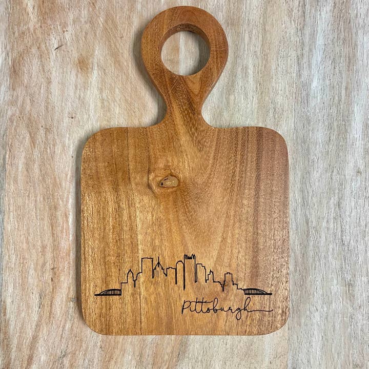 Pittsburgh Skyline Mini Ostbräda för wholesale av Gifted Hands Gifts