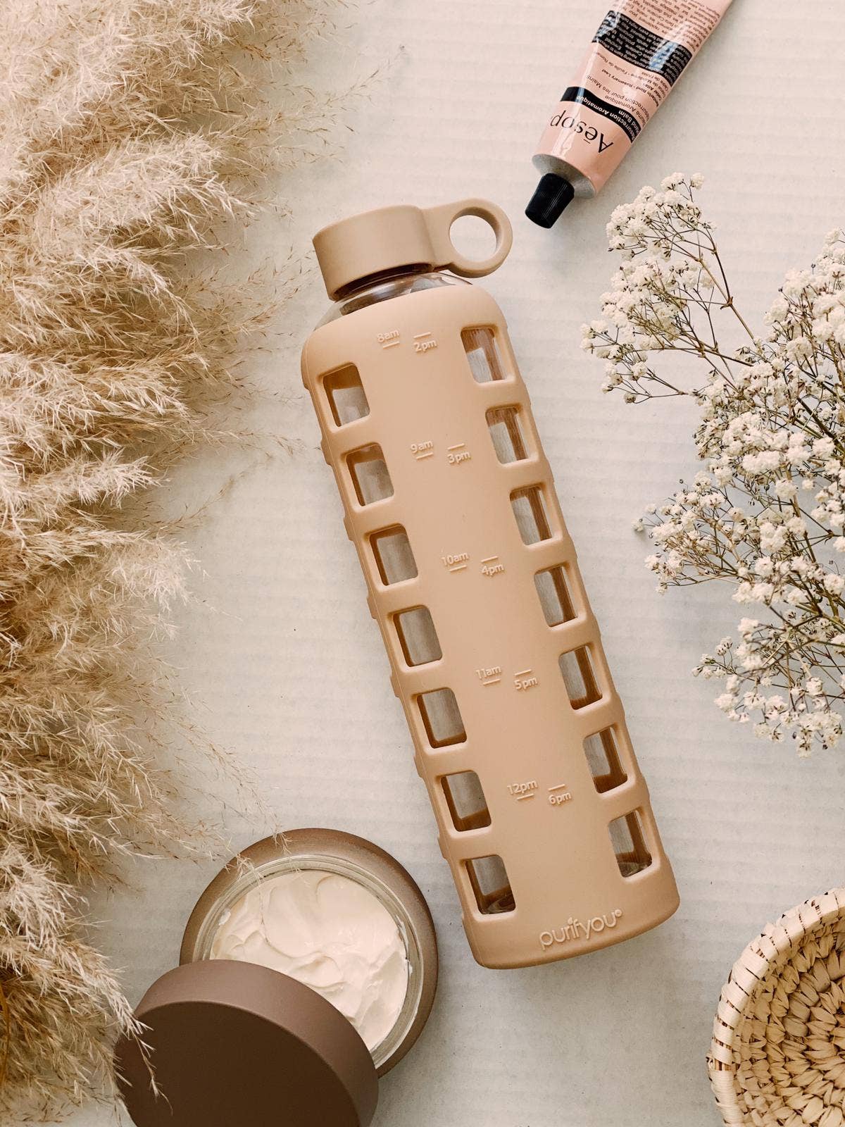 purifyou – wholesale Water bottle – purifyou® Premium Glass Water Bottle19