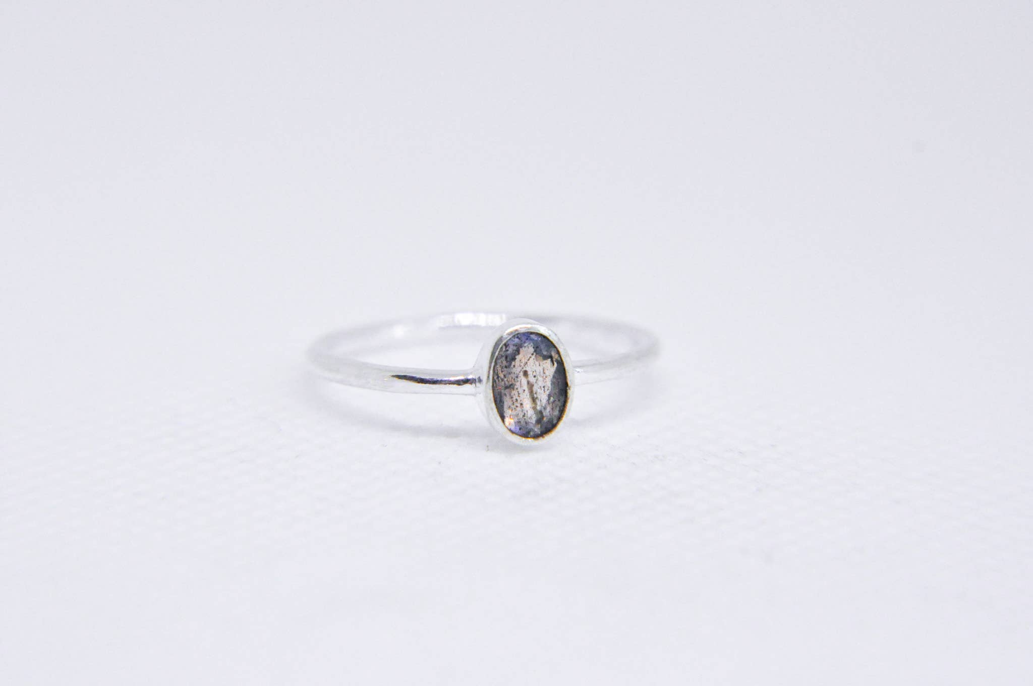 Zumki - Wholesale Single Stone/Solitaire Ring - Simple and Minimal Natural Gemstone Silver and Brass Ring4