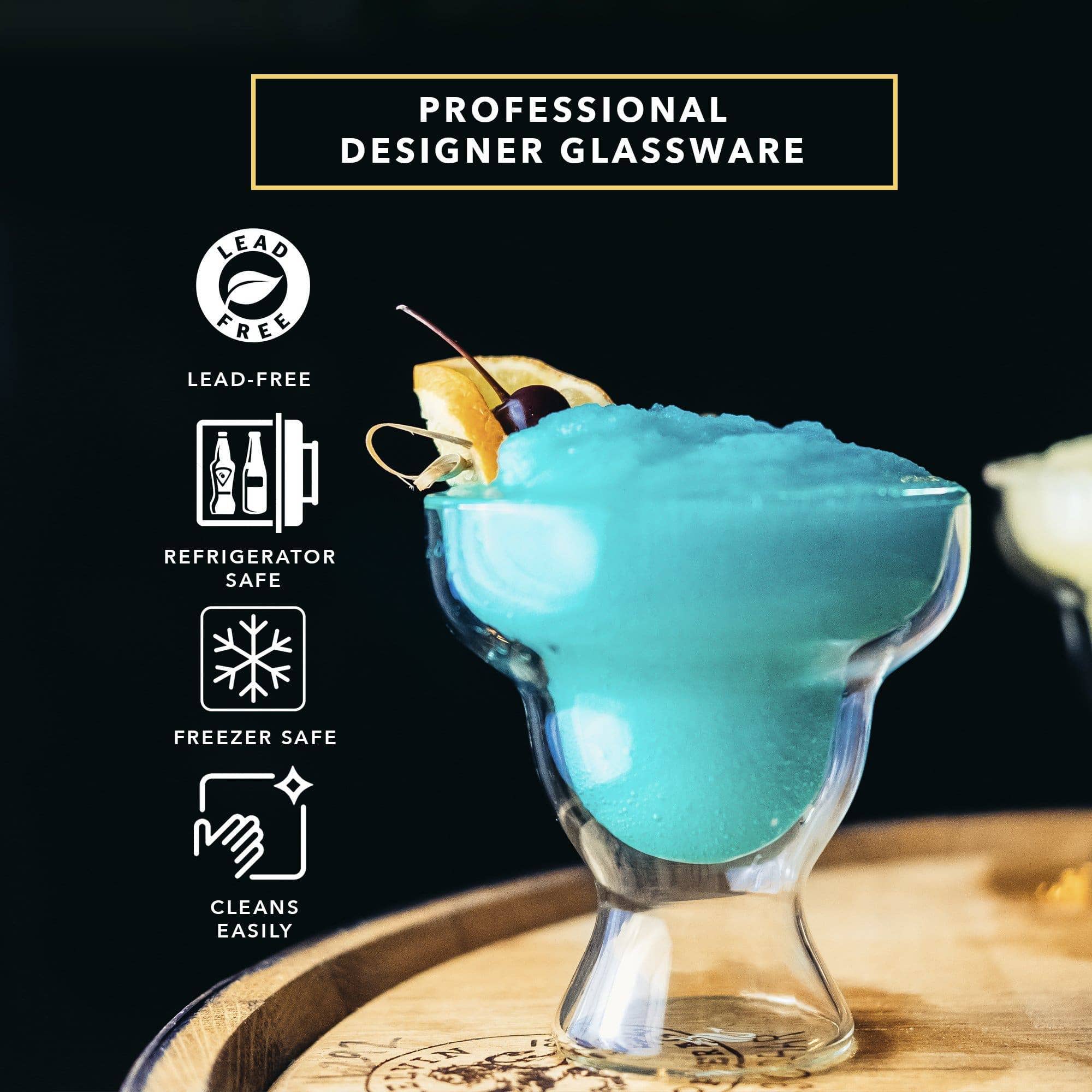 Dragon Glassware - Wholesale Cocktail/Liquor Glass - Stemless Margarita Glasses3