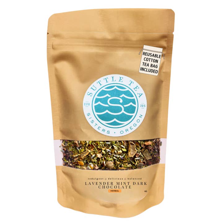 Lavender Mint Dark Chocolate - Herbal (retail bag) for wholesale by Suttle Tea