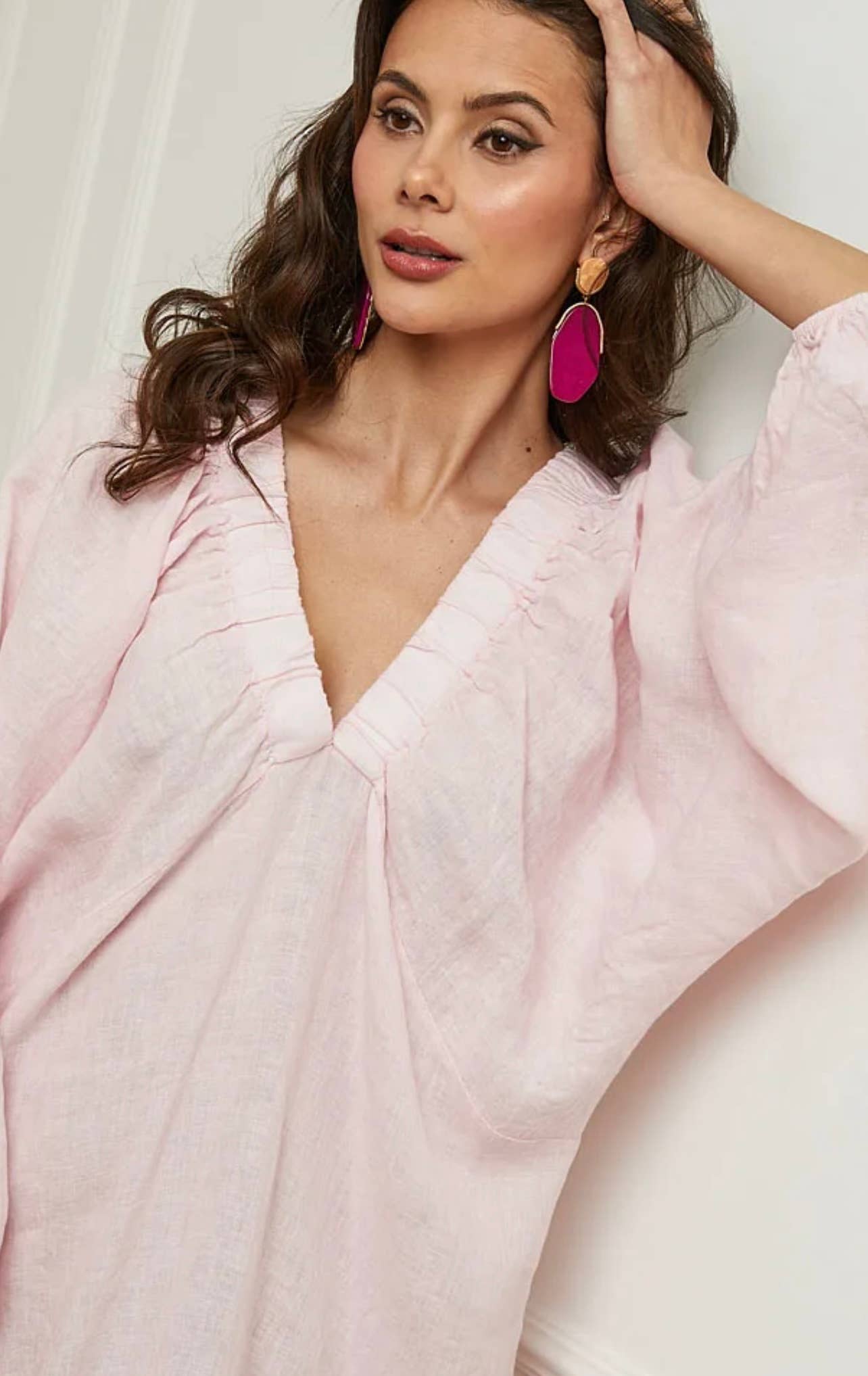 LÉA & LUC - Wholesale Dress - Women's - 100% linen dress REF. 7213628