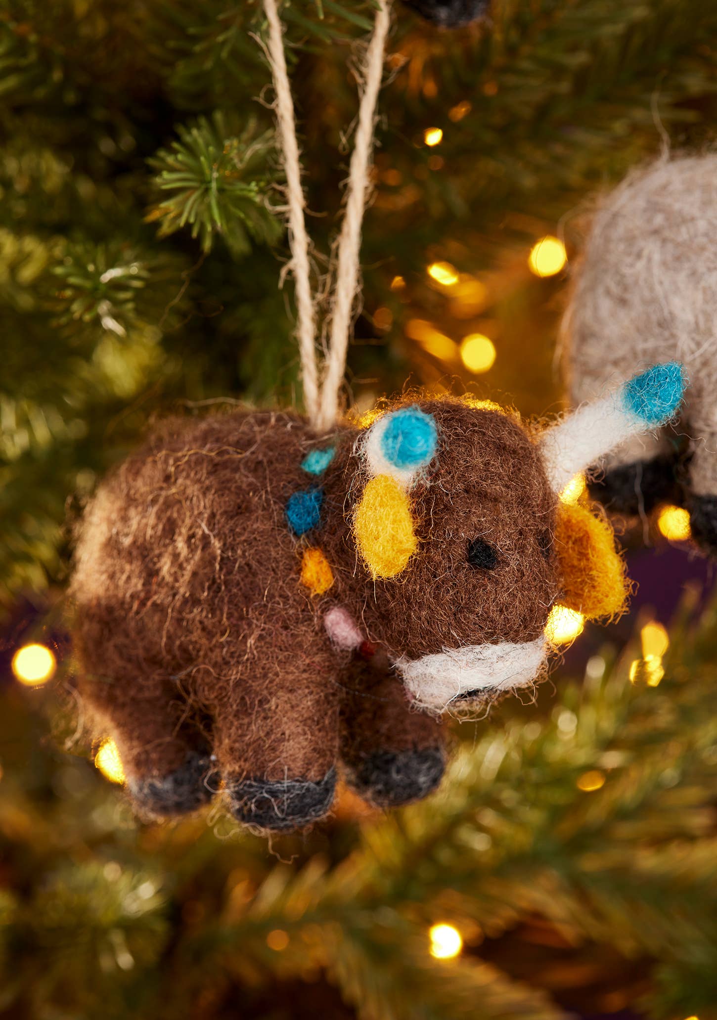 Namaste – wholesale Christmas decoration – Felt Yak Decoration2