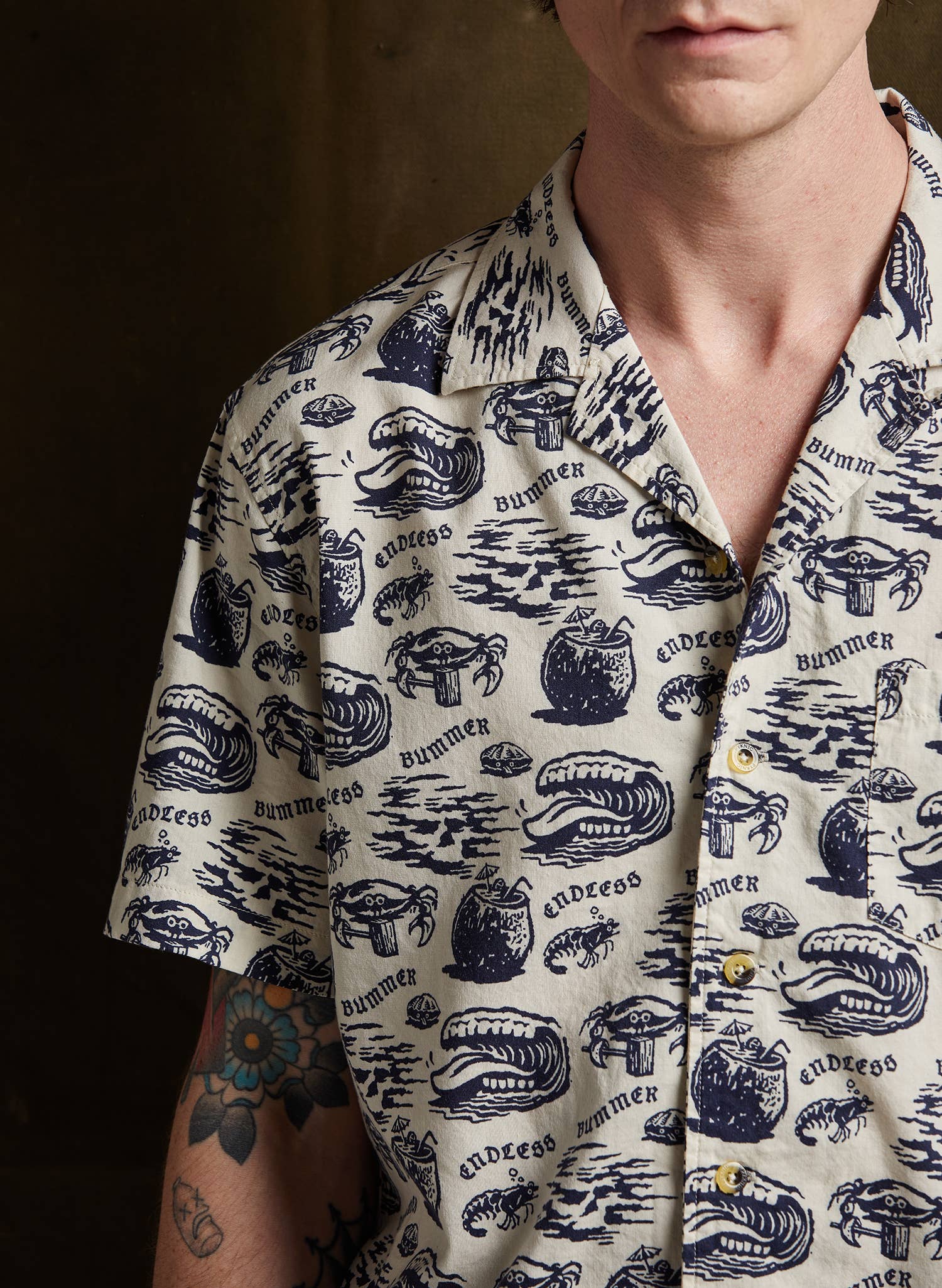 Pyknic - Wholesale Button Down Shirt - Unisex - Endless Bummer Button-Up7