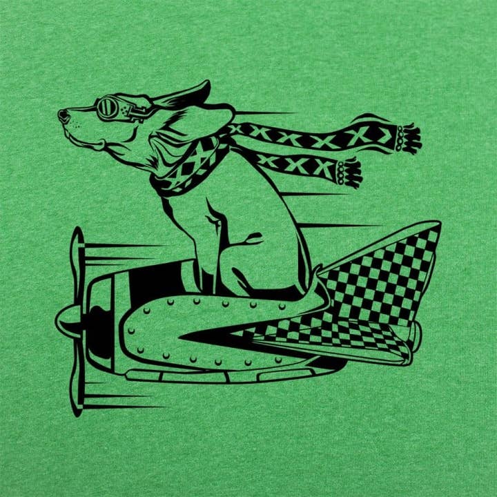 Canine Aviator T-shirt voor heren voor wholesale door 6DS