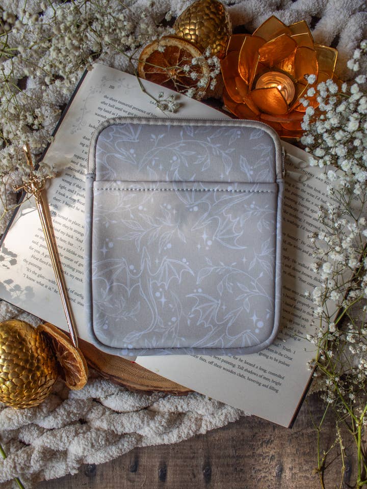 Tan Dragons Neoprene E-Reader/ Tablet Sleeve for wholesale by Meaggie Moos