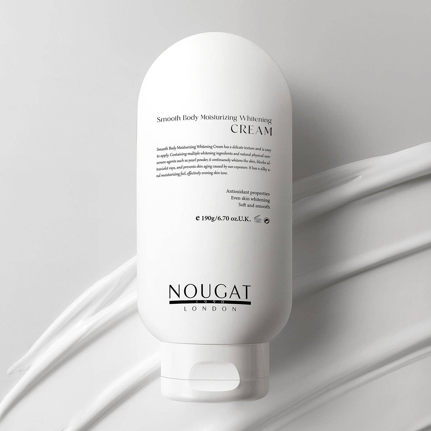 Nougat London - Vendita all'ingrosso Crema/lozione corpo - Crema idratante schiarente per il corpo morbida (190 ml)2