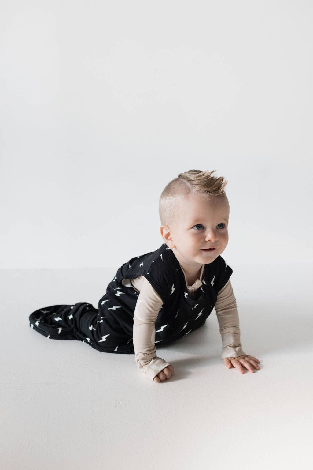 Forever French Baby - Wholesale Sleepsack - Baby - Bamboo Sleep Sack | Midnight Lightning Bolt2