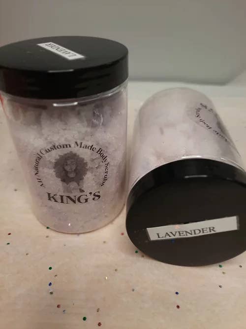 Sugar Scrub 8oz (Lovely Lavender) for wholesale by KING'S