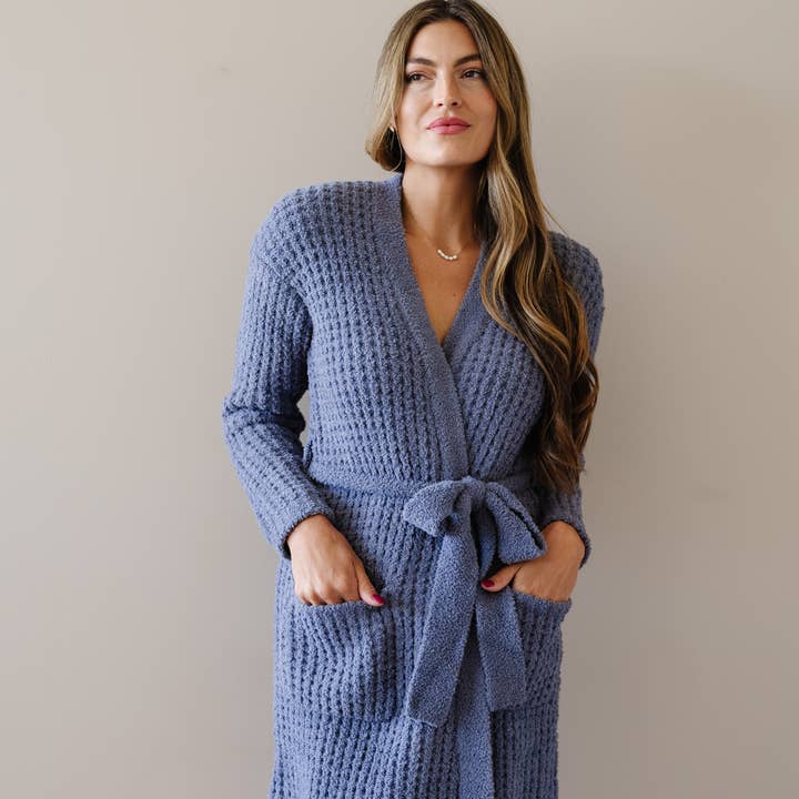 Saranoni - Wholesale Robe - Women's - WAFFLE KNIT ROBES