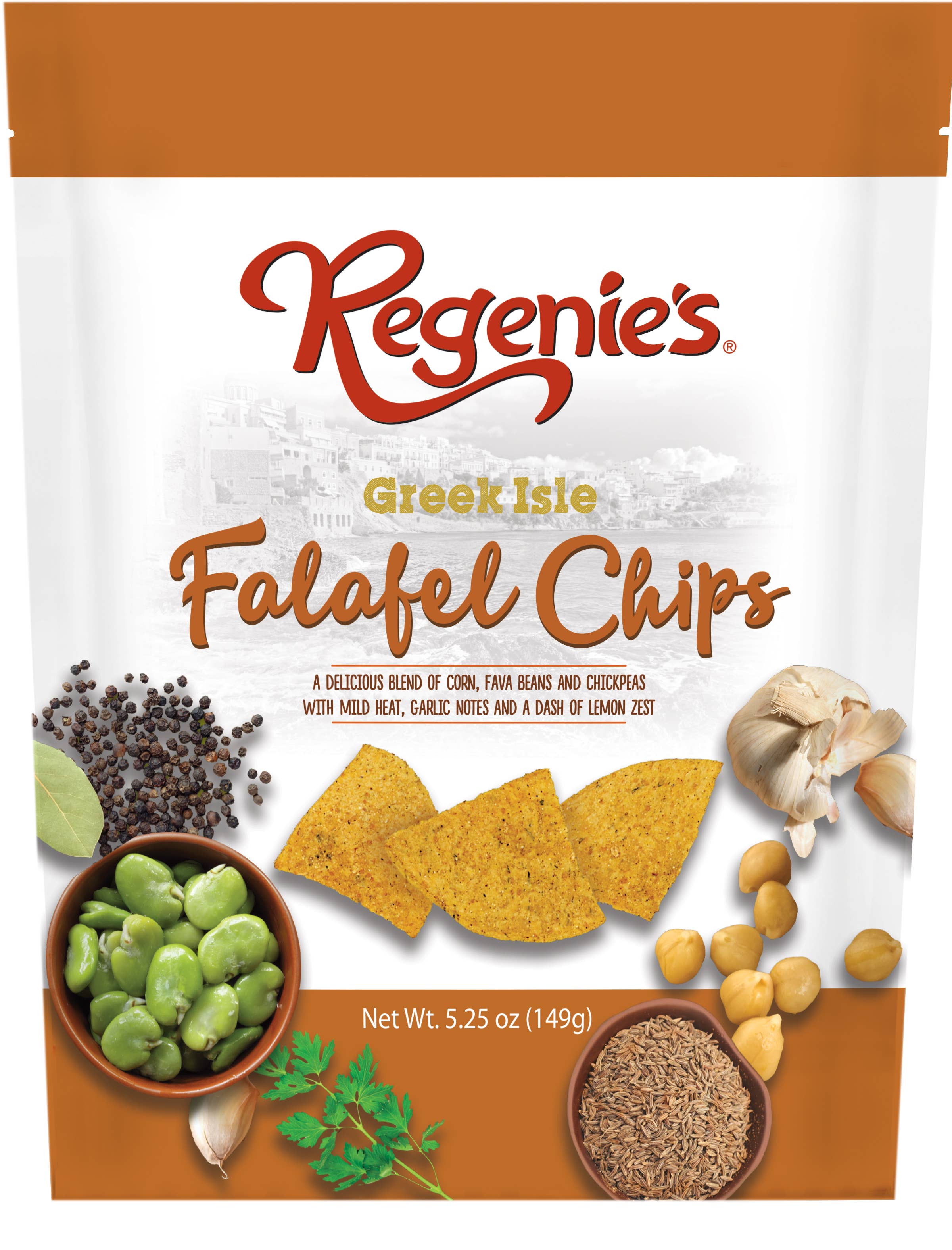 Regenie's All Natural Snacks - Wholesale Chips - Greek Isle Falafel Chips1