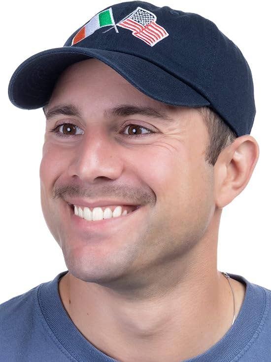 Gorra con Bandera de Irlanda y EE. UU. | Gorra de Béisbol de Perfil Bajo con Bandera de Naciones Amistosas Americanas para Hombres y Mujeres para venta al por mayor de Ann Arbor Tees