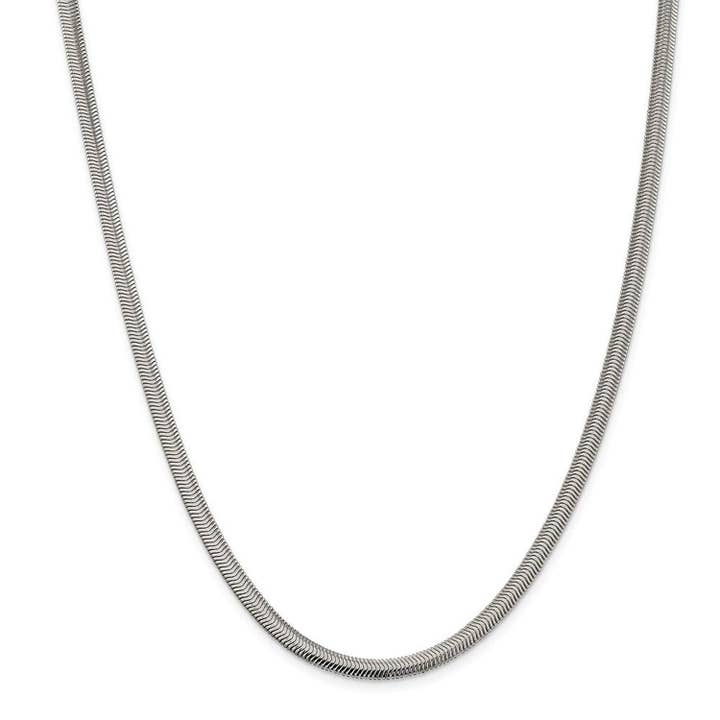 milvadi - Wholesale Link & Chain Necklace - 925 Sterling Silver 5mm Round Flexible Snake Necklace Women