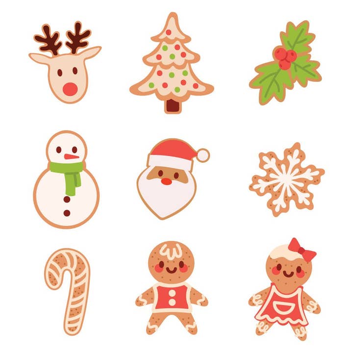 Lovely Layers: Christmas Cookies - Honey Cuts - Stand-Alone Dies for wholesale by Honey Bee Stamps