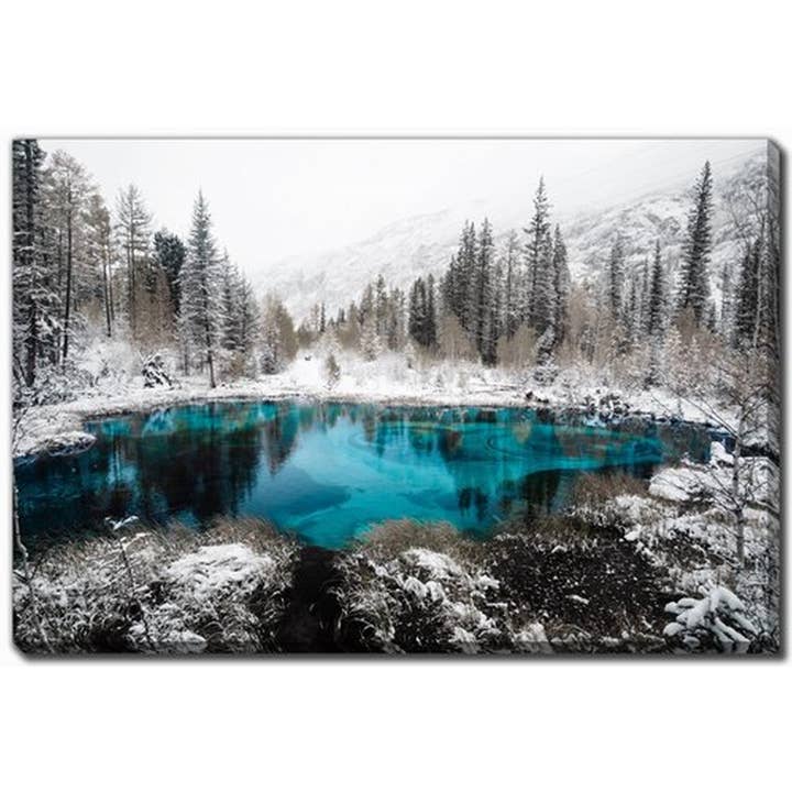 Altai Lake 16x20 Canvas Wall Art for wholesale by Streamline Art