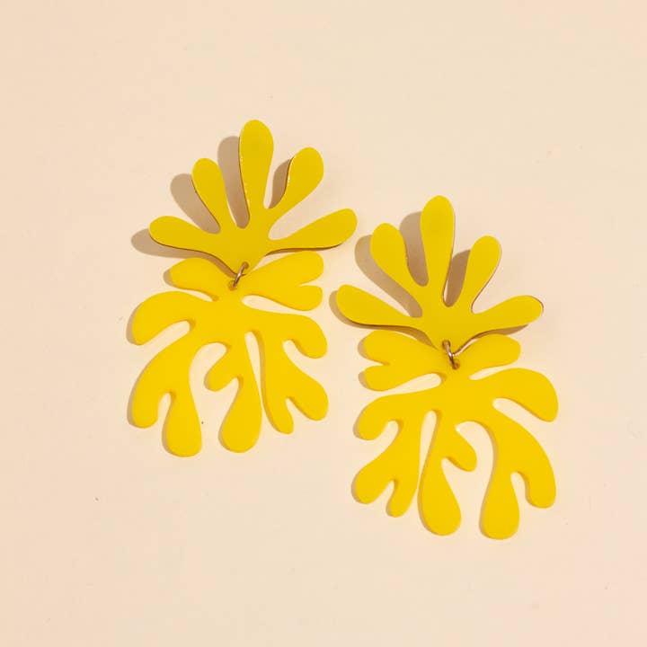 Moon-Seed - Wholesale Dangle Earrings - Matisse No.4 - Acrylic Lightweight Statement Earrings9