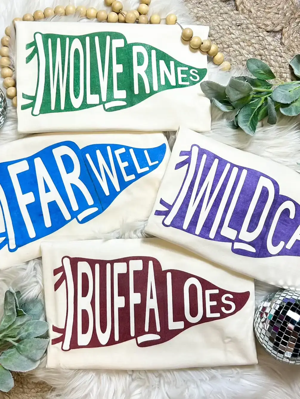 Truelove Apparel – wholesale Sweatshirt med tryck - Dam – Vintage Team Spirit Game Day T-shirt/tröja3