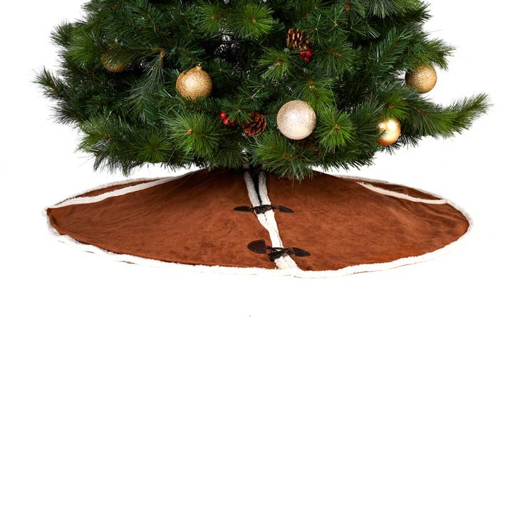 Gigi Seasons - Wholesale Tree Skirt - Faux Shearling Tree Skirt - 60"2