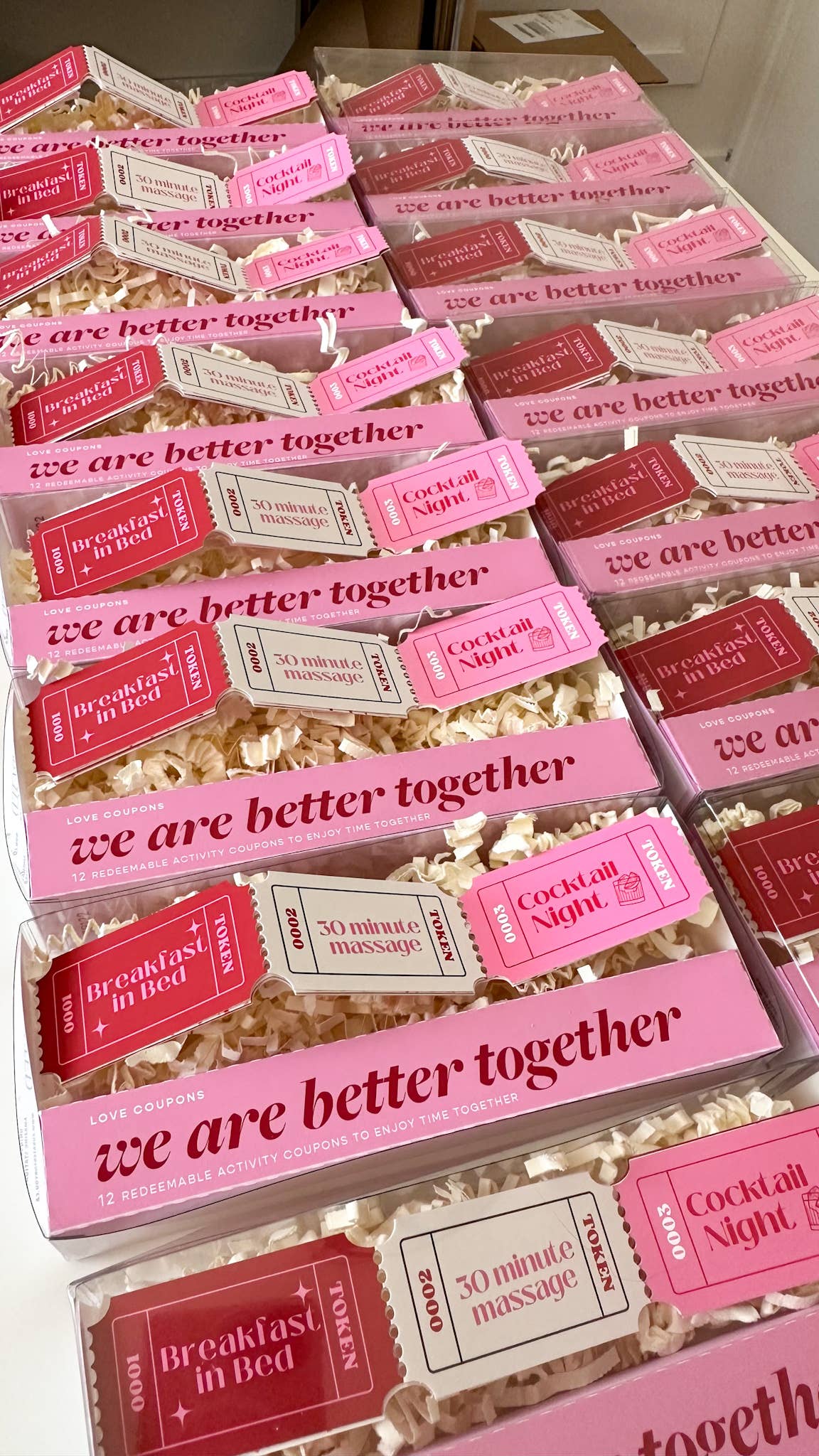 Curated for You Gifts - Wholesale Valentijdskaartje - Valentijns- en Jubileumkaart voor Stellen – Liefdescoupons2