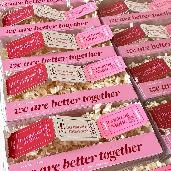 Curated for You Gifts - Wholesale Love card - Love Coupons for Couples - Anniversary & Holiday Gift2