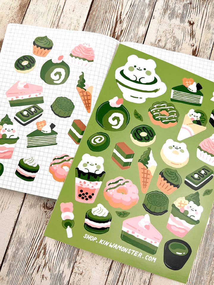 Foglio di Adesivi: Set Matcha A per la vendita all'ingrosso da parte di KINWAMONSTER
