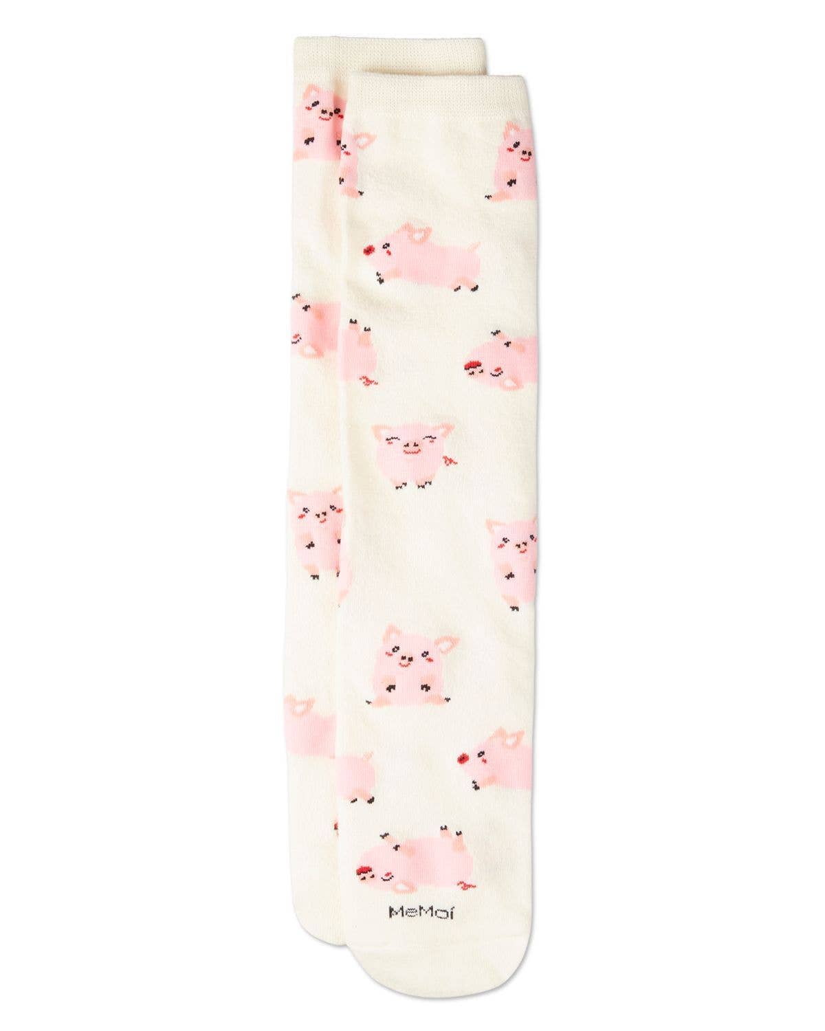 Ivory Miss You Pig Time Crew Sock for wholesale on Faire3