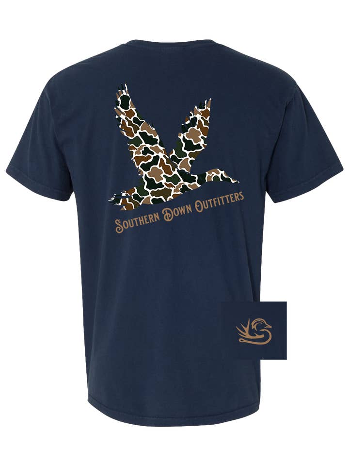 Southern Down Outfitters - Wholesale Screen Printed T-Shirt - Men's - Camo Mallard Tee