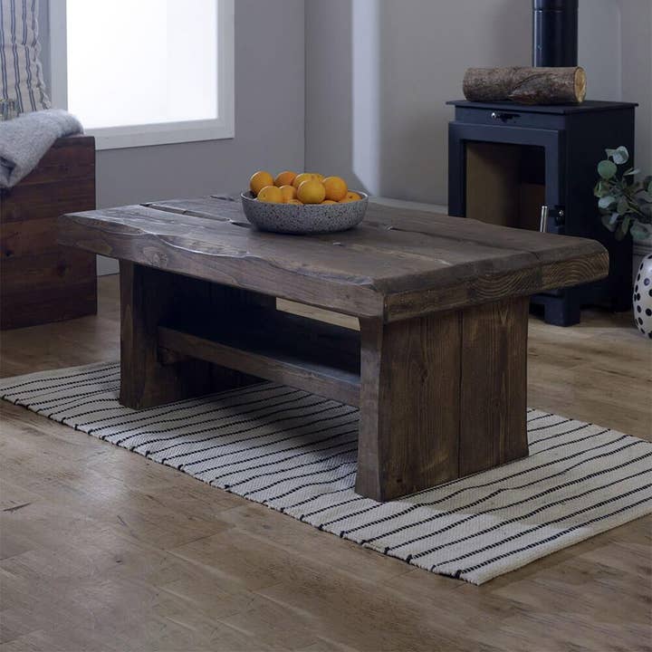 Solid Wood Coffee Table for wholesale by Off the Grain