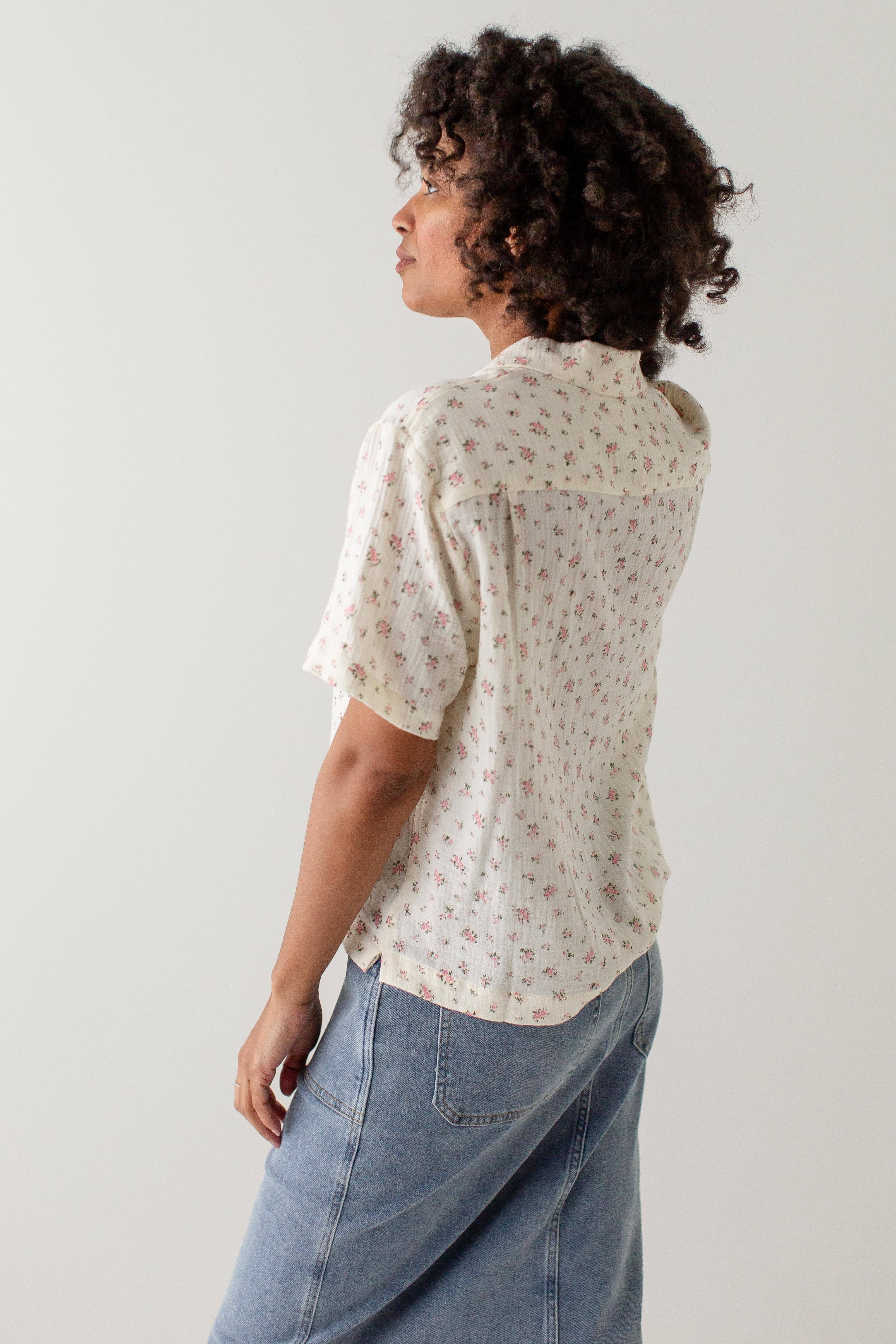 Vintage-Waschung 'Sonya' Jeansrock mit aufgesetzten Taschen und Stretch für den Großhandel auf Faire15