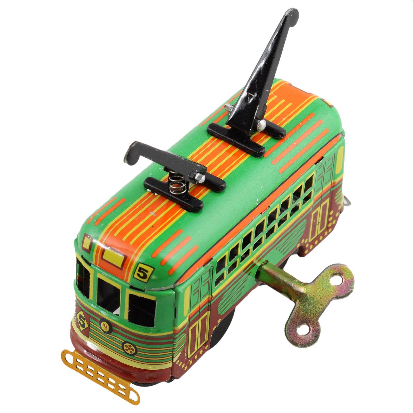 Tribal Trade GmbH - Wholesale Decorative Figurine - Tin toy tram rail vehicle tram tin train10
