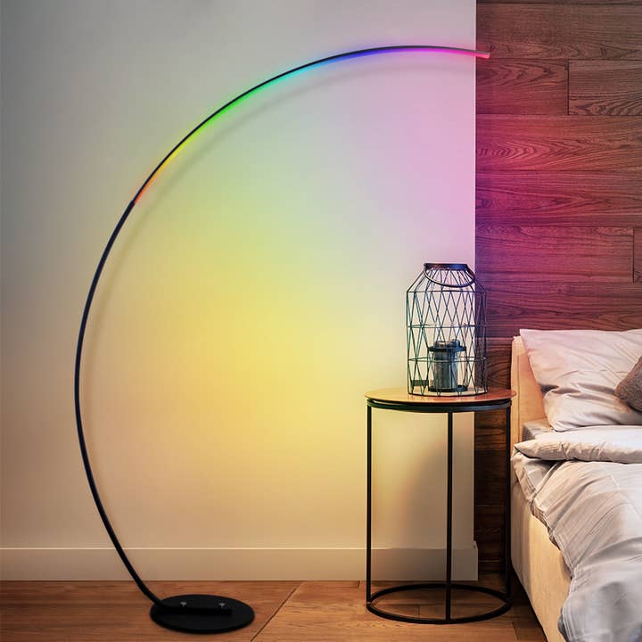EP Design Lab - Wholesale Floor Lamp - RGBW Modern LED Arched Floor Lamp Reading Lamp3