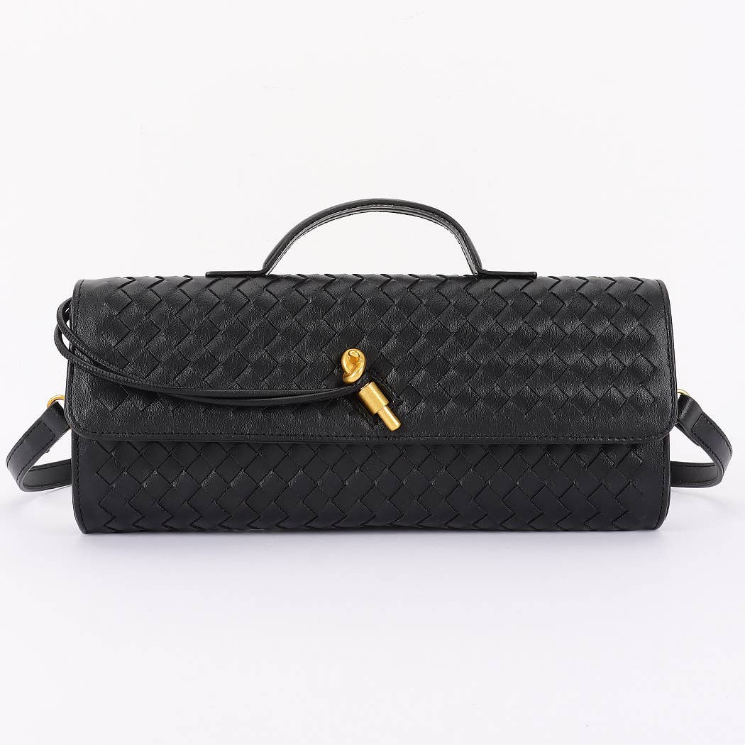 3AM BY H&D ACCESSORIES - Wholesale Top Handle Bag - Women's -  Woven Leather Handbag1