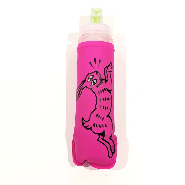 Soft Flask Bottle- Feral Hare Pink 2 PACK for wholesale by rnnr