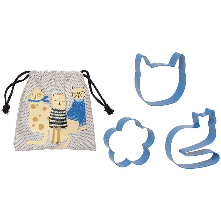 Feline Fine Cookie Cutters Set of 3 for wholesale by Danica Brands