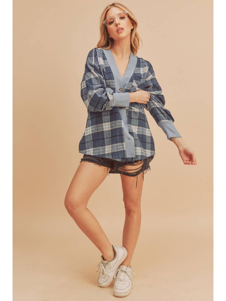 AEMI + CO - Wholesale Cardigan - Women's - 582BK Hila Cardigan Jacket 35