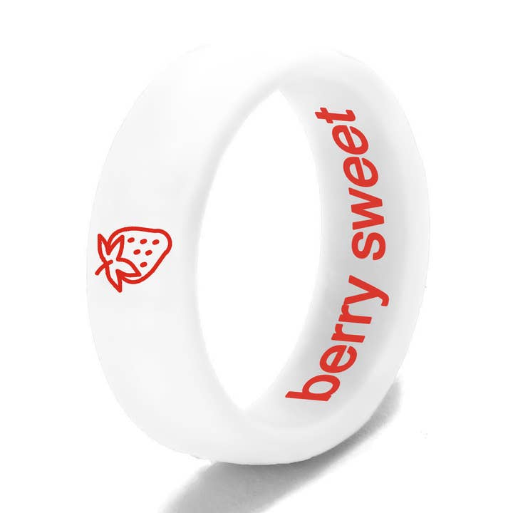 Flip Reversible strawberry and berry sweet ring for wholesale by Flip Rings