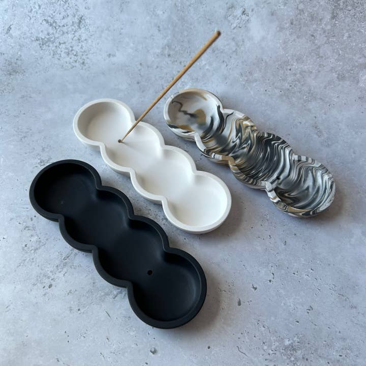 Incense Holder, Incense Burner, Jesmonite Incense stick Hold for wholesale by AlphaGrayArt