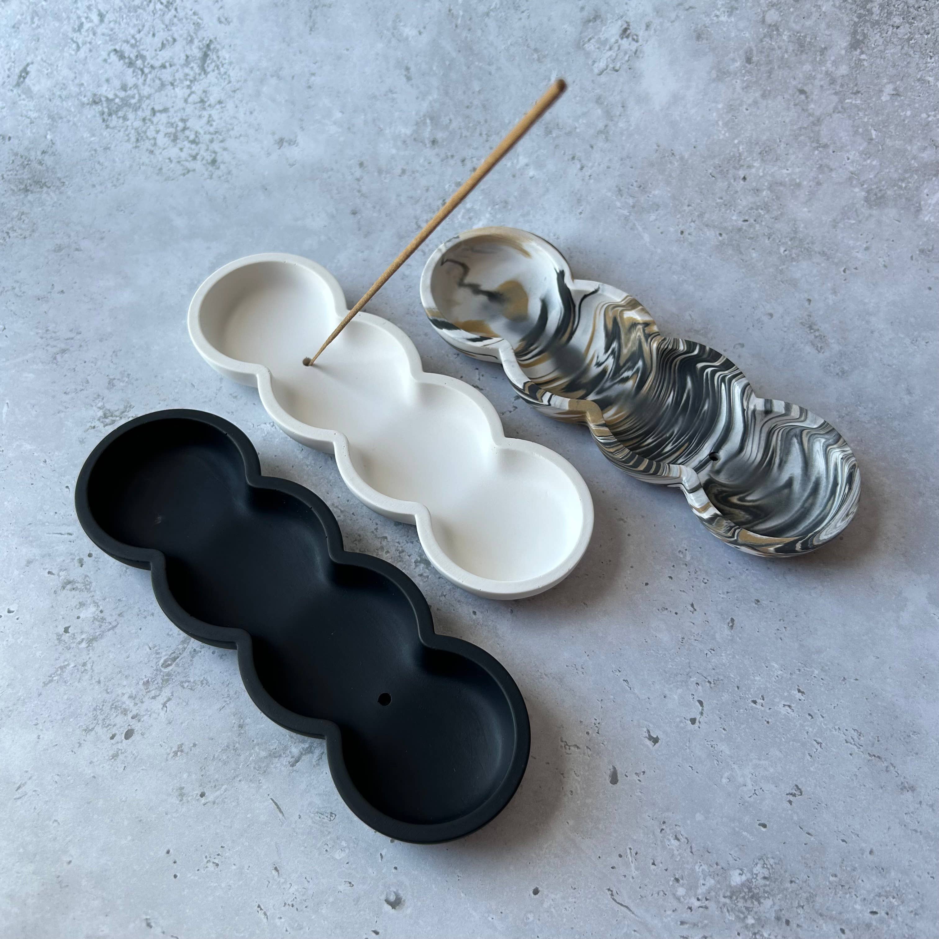 Incense Holder, Incense Burner, Jesmonite Incense stick Hold for wholesale by AlphaGrayArt