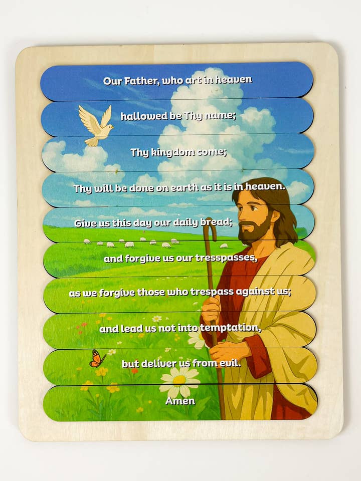 Reversible Prayer Puzzle for wholesale by Kingdom Come Co.