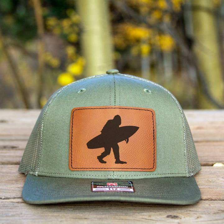 Sasquatch Surfing Hat for wholesale by Hinterland Outdoors