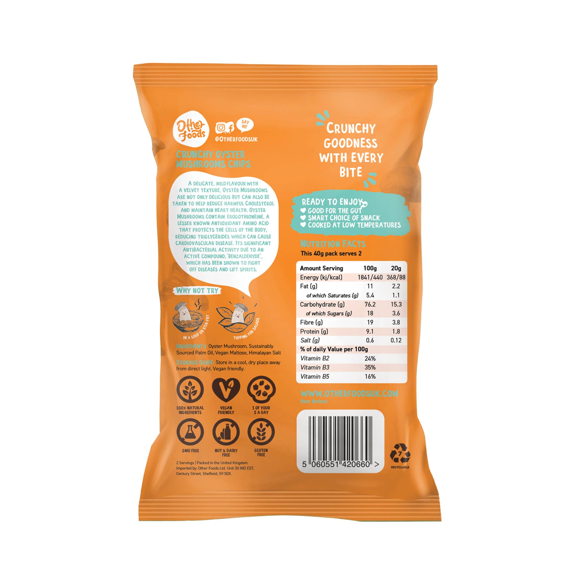 Other Foods - Vente Encas soufflé - Autres aliments pleurotes croquants1