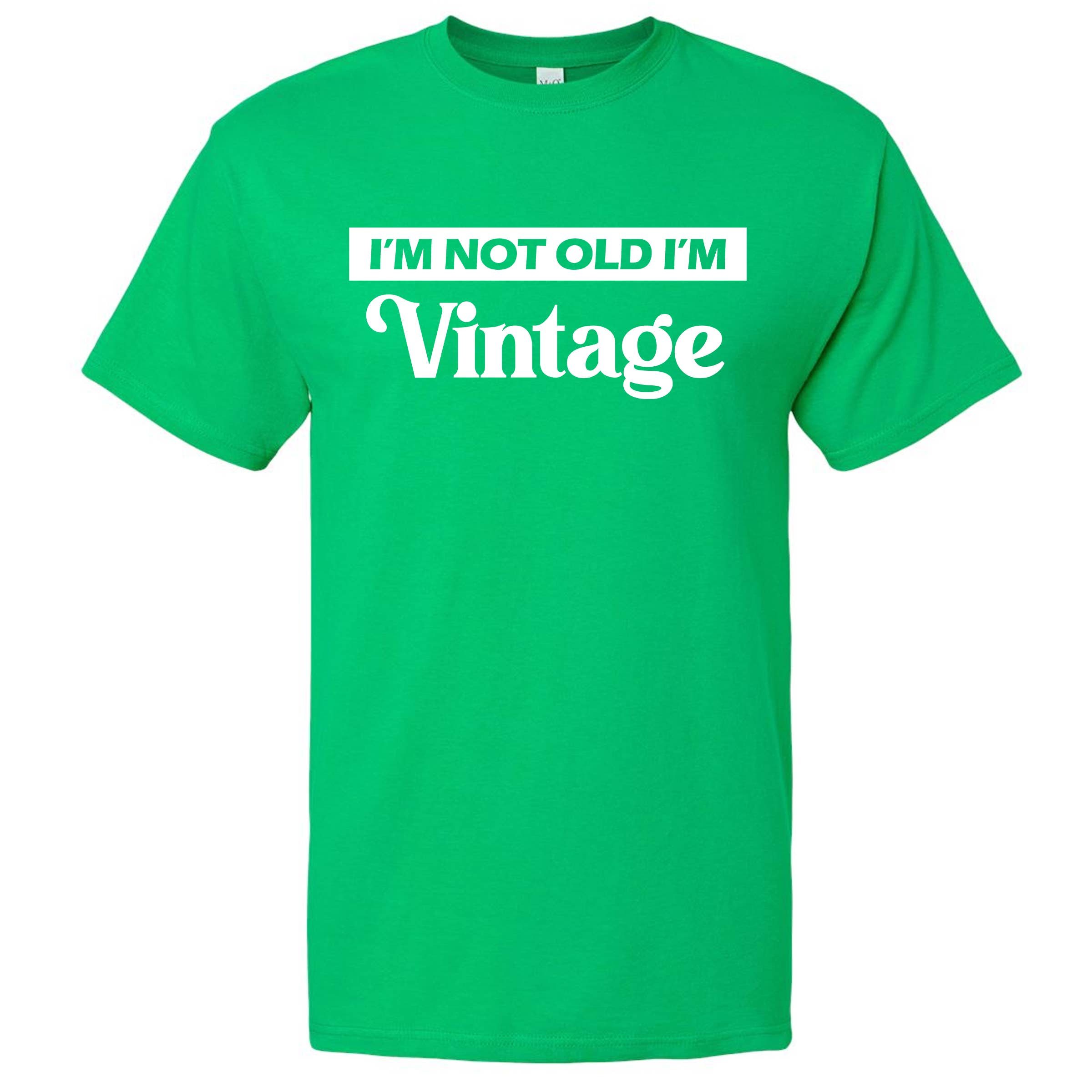 Wi-Wear - Vente T-shirt sérigraphié – homme - T-shirt col rond homme « I'm Not Old I'm Vintage »16