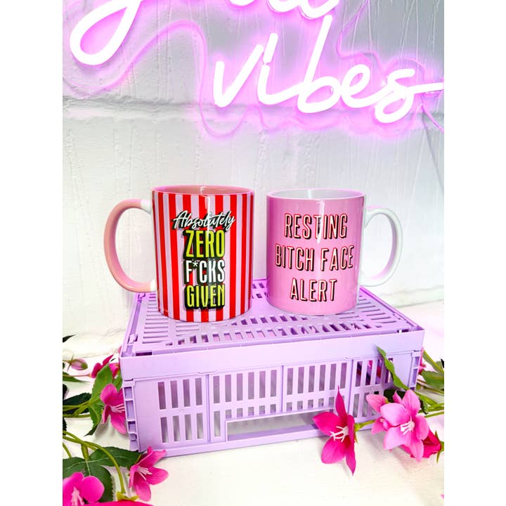 ART WOW – wholesale Coffee mug – Mugs 'Resting Bitch Face Alert'3