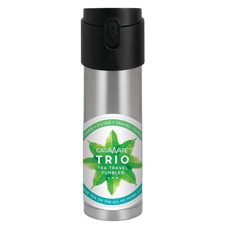 CasaWare - Wholesale Insulated Mug/Tumbler - 16oz Trio SS Tea Travel Mug