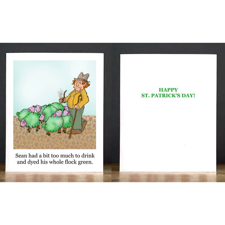 Día de San Patricio: El rebaño de Sean O'Casey para venta al por mayor de Cards by Charlot