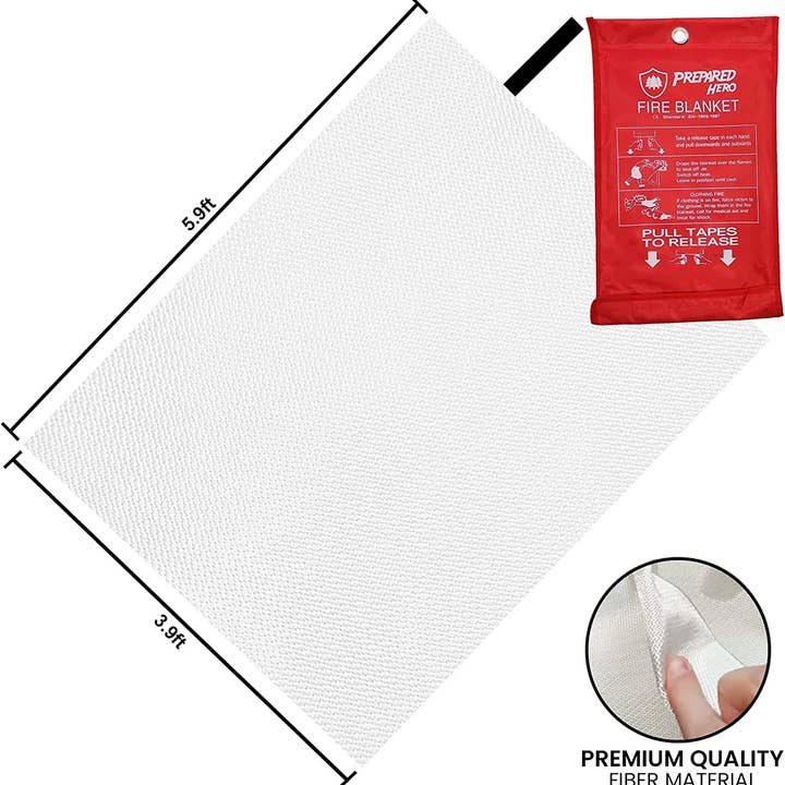 Prepared Hero - Wholesale Safety Equipment - Emergency Fire Blanket XL Pouch1