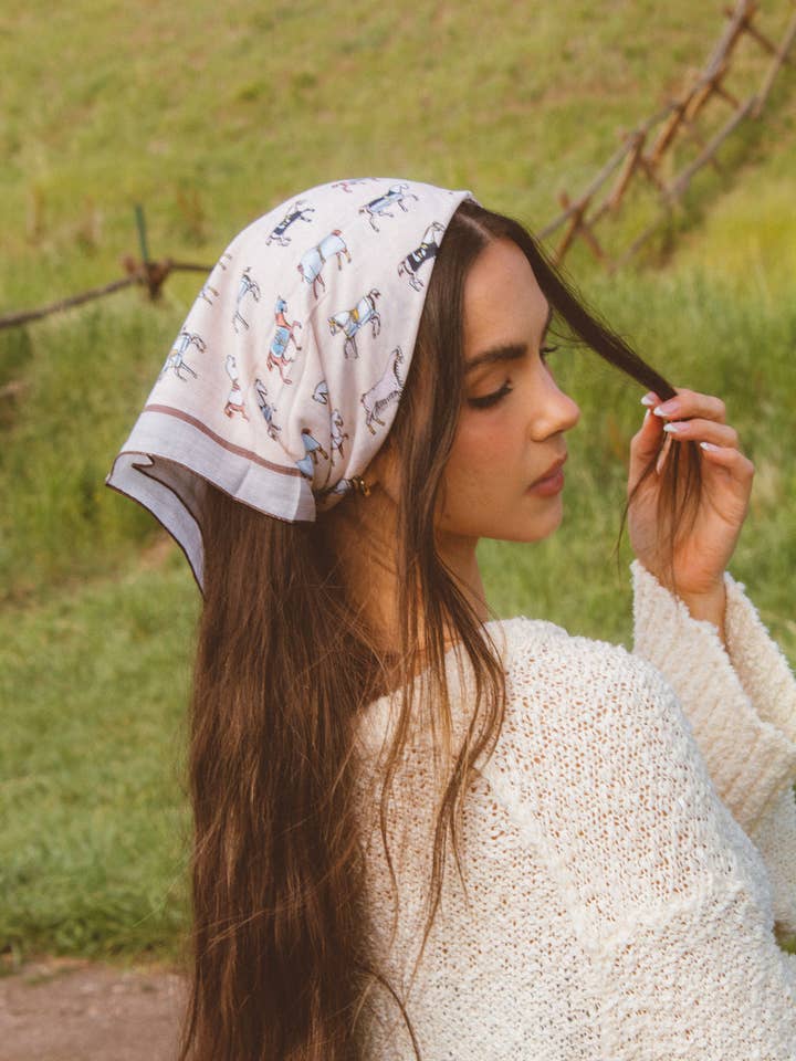 Pretty Ponies Bandana for wholesale by Shop Andi