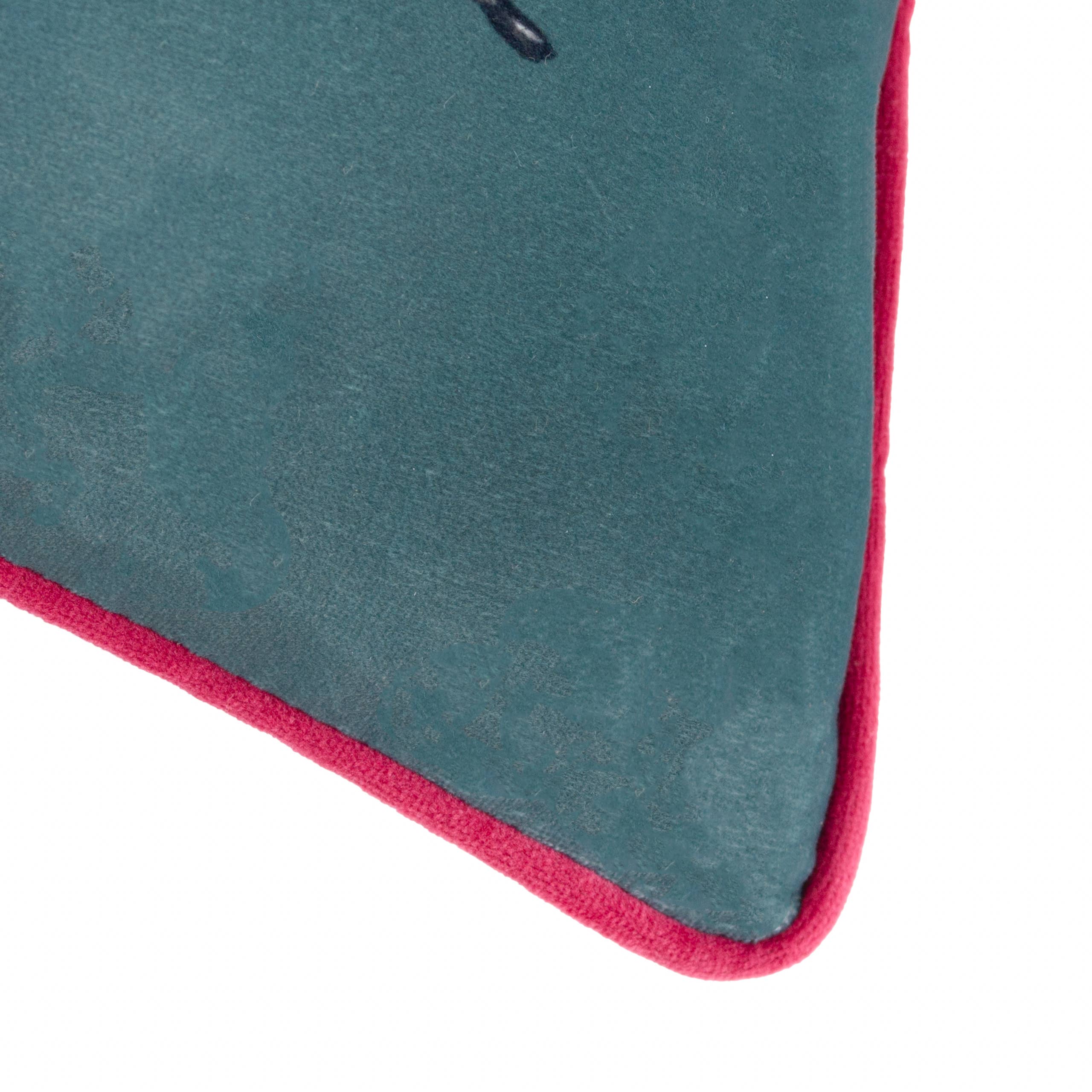 Beetalis Piped Velvet Cushion Emerald for wholesale on Faire4