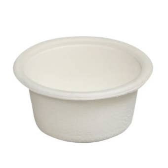 2oz No PFAS Added Natural Bagasse Portion Cup - 2000/Ct for wholesale by CaliWare